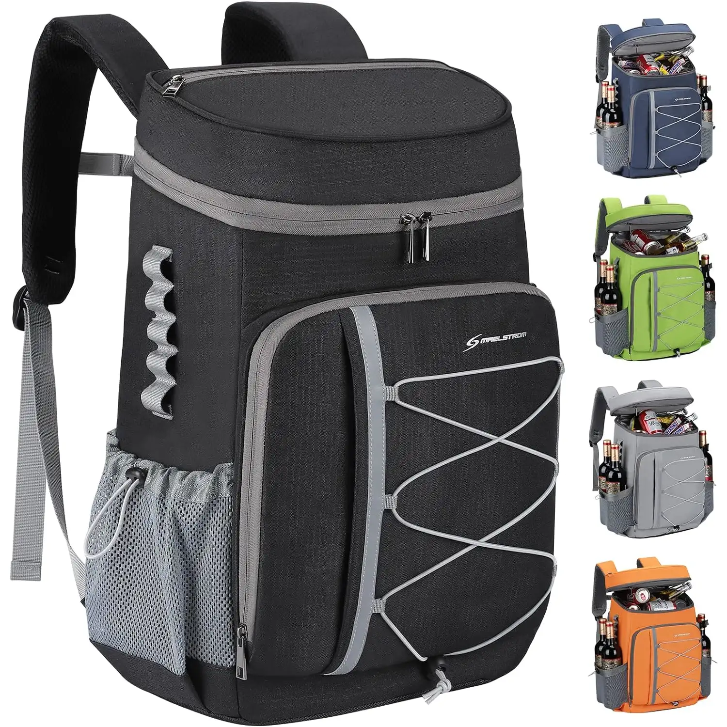 Maelstrom Cooler Backpack,35 Can Backpack Cooler Leakproof - 1